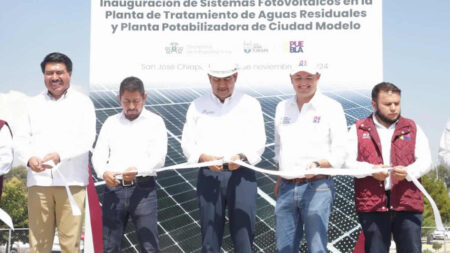 Inauguración de Sistemas Fotovoltaicos en la Planta de Tratamiento de Aguas Residuales y Planta Potabilizadora de Ciudad Modelo