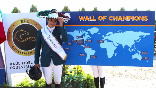 Jerónimo Tafoya de Venezuela, ganador absoluto de la categoría Children High el año pasado en la final de la GAT