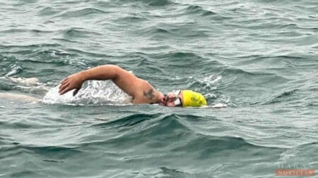 Celebra la Asociación Haras Flor del Bosque, logro de Abraham Jauli, al cruzar el Canal de la Mancha