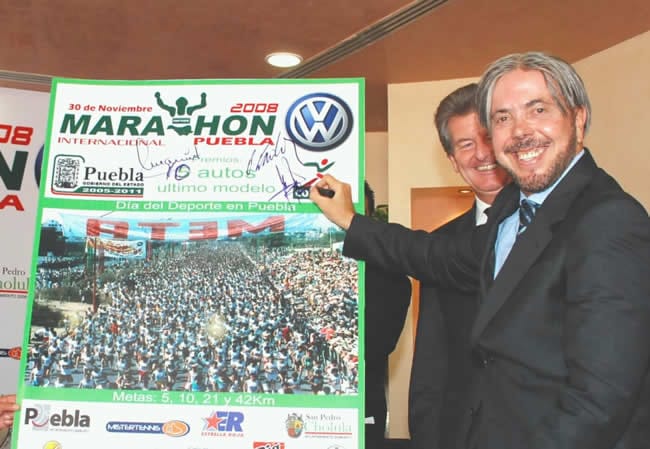 alomón Jauli, socio fundador de Haras, creador del maratón de Puebla