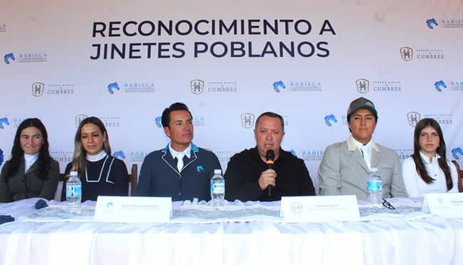 Anuar Alva, presidente de la Copa Puebla, orgulloso con los resultados de los poblanos y anunció que participaran en Quintas Ecuestres este fin de semana