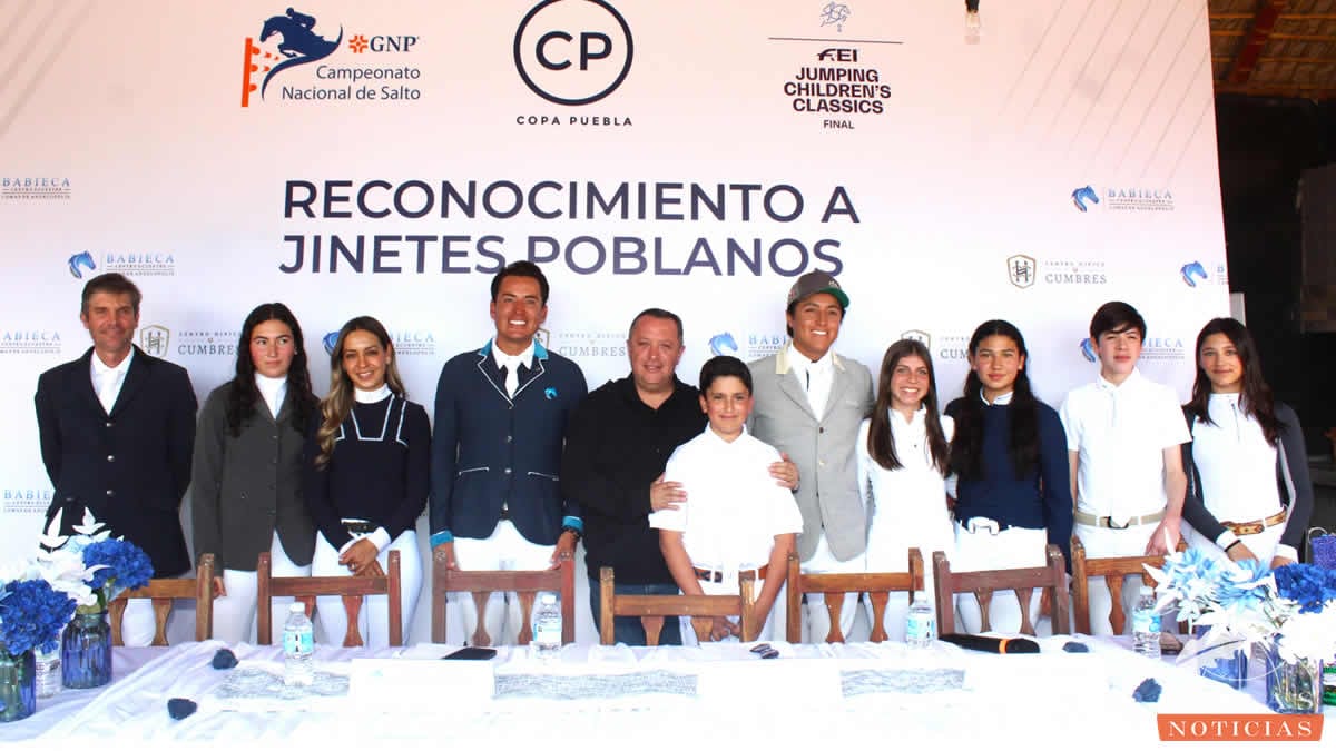 Reconocen a jinetes poblanos por su actuación nacional e internacional